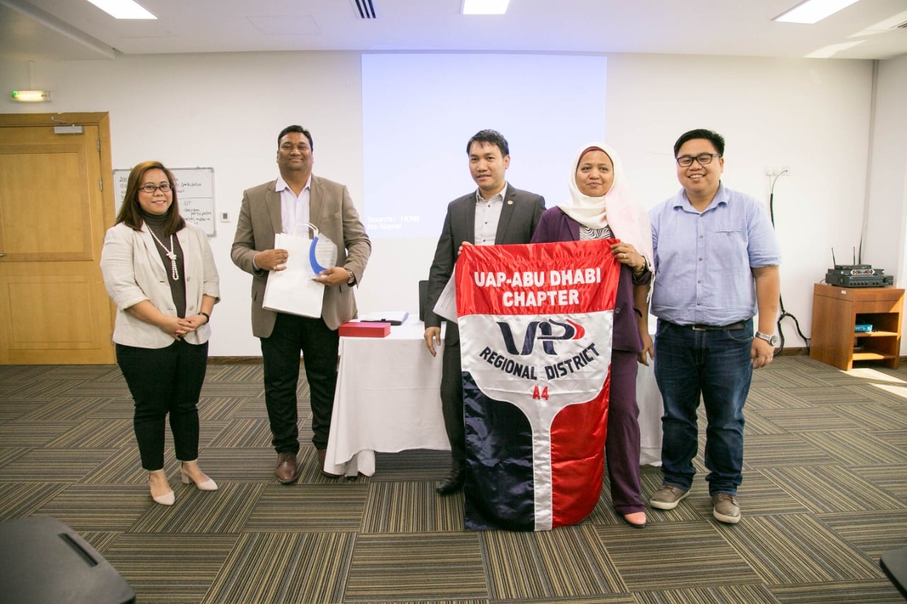 Guest of Honor appreciation from United Architects of Philippines – Abu Dhabi Chapter, UAE