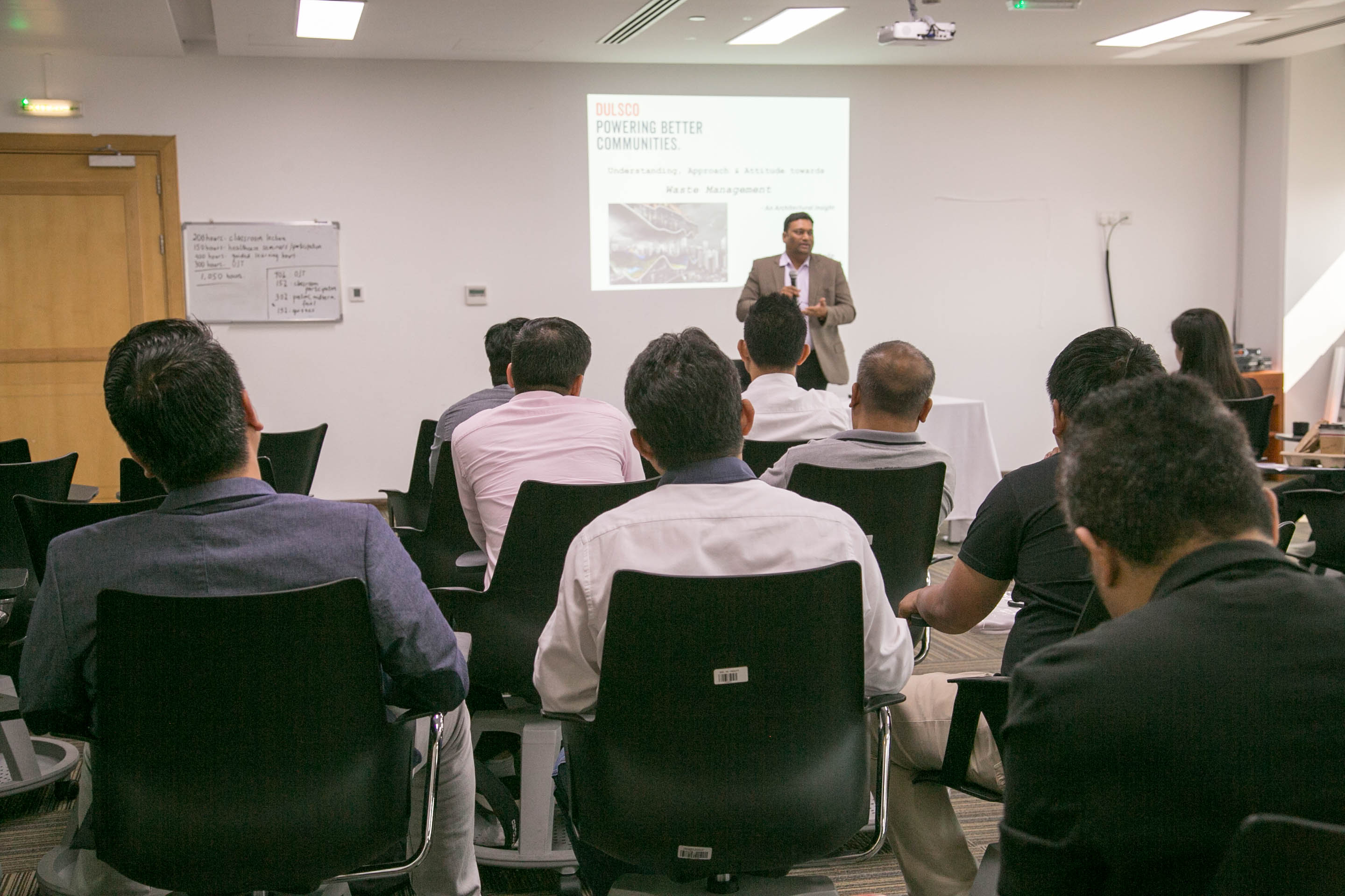 AIWMR training session in progress with participants seated