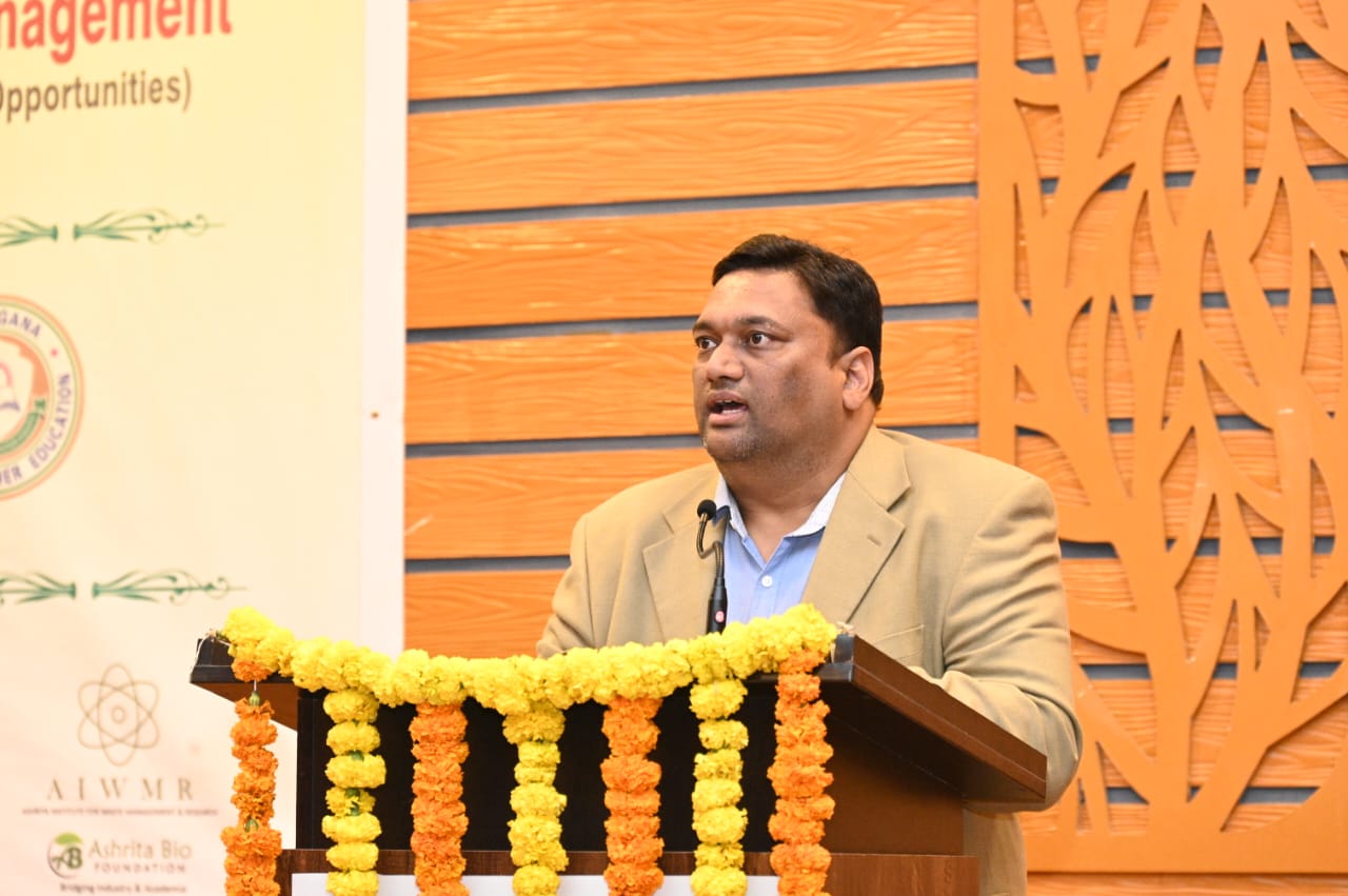 Addressing at National Seminar at FCRI, Telangana