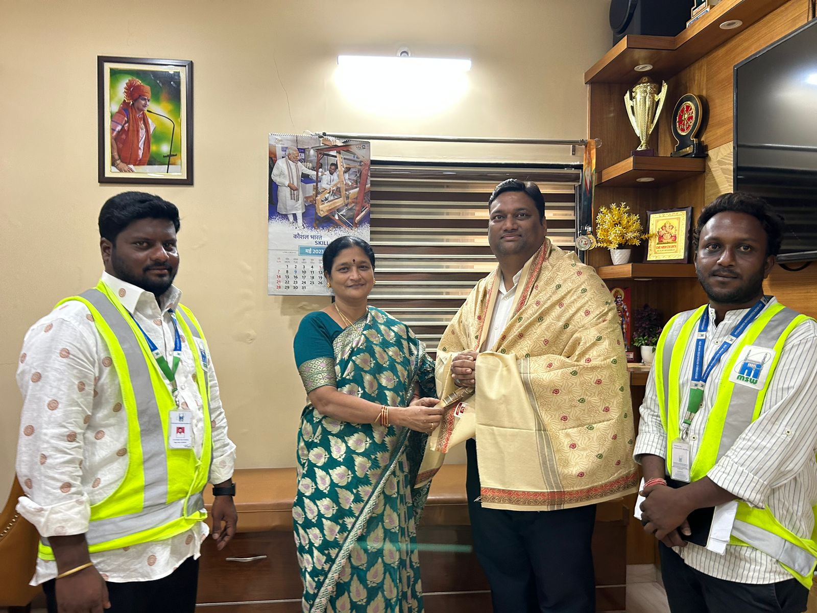 Appreciated by a local Municipal Corporator in Hyderabad for developing an efficient waste C&T system for Hyderabad